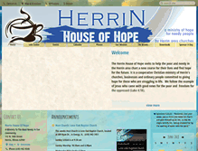Tablet Screenshot of herrinhouseofhope.org